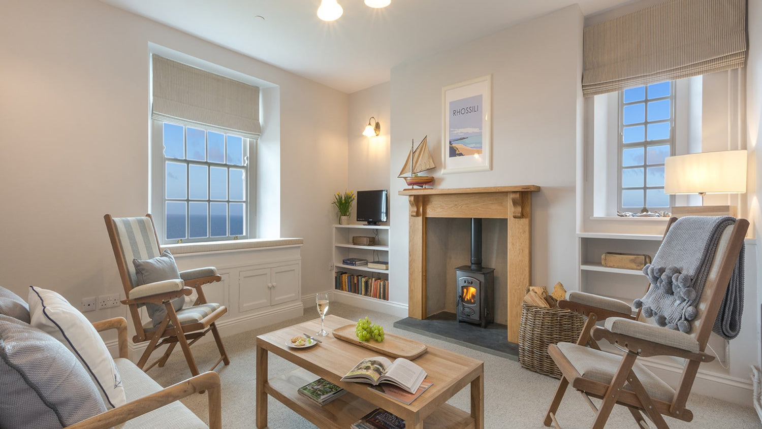 rhossili travel print on display the old rectory gower wales by travel prints wales