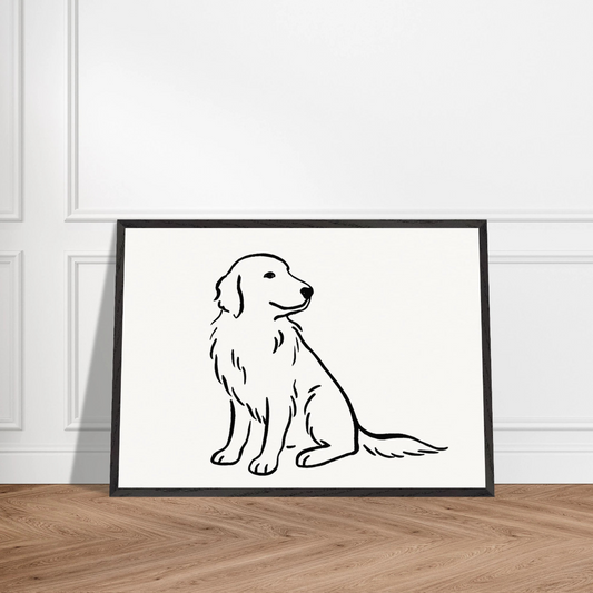 Golden Retriever Print