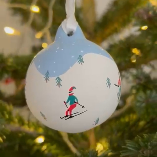 Skiing Bauble