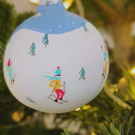 Skiing Bauble