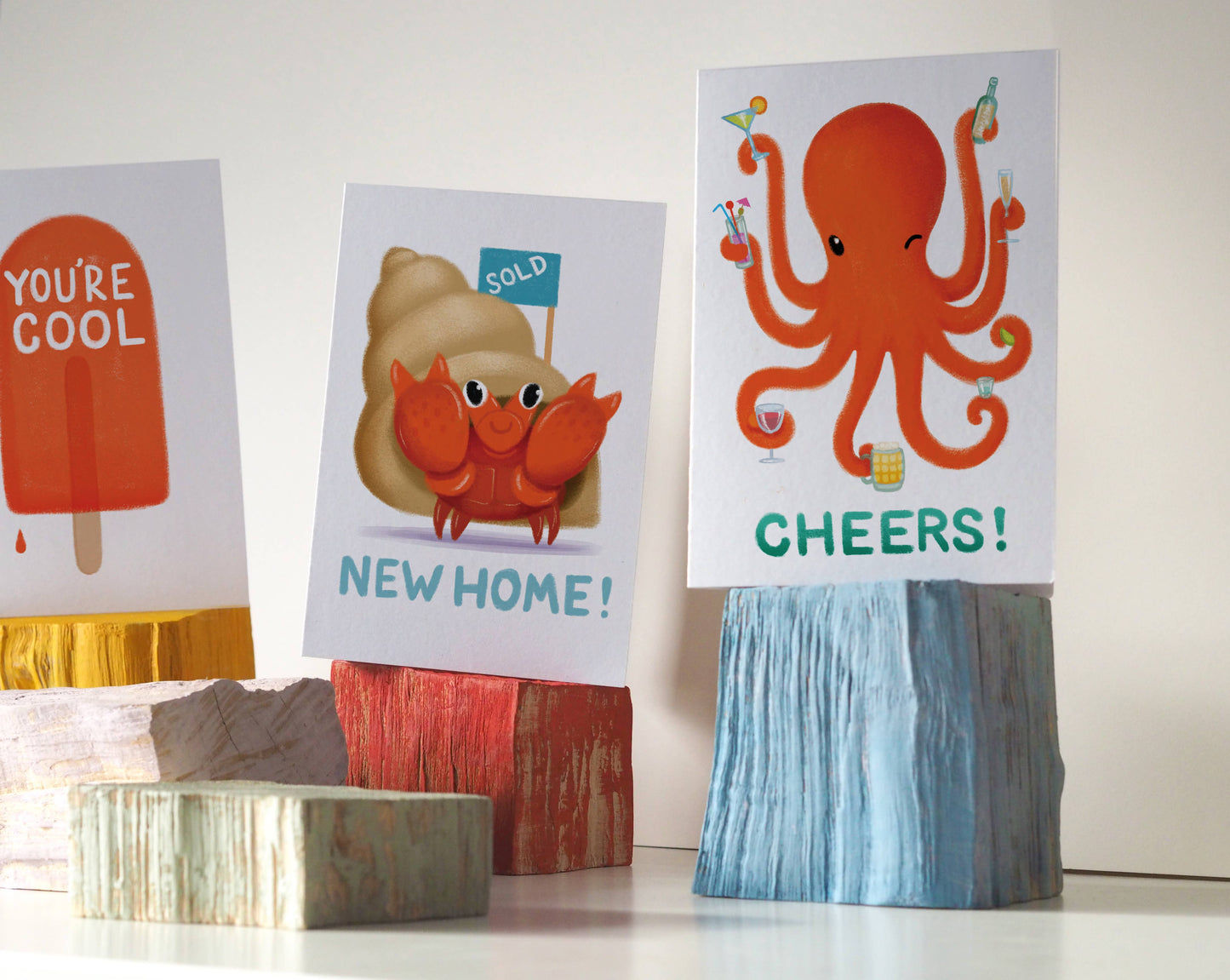 A Slice of Joy 'Happy Birthday!' Pizza Illustrated Card